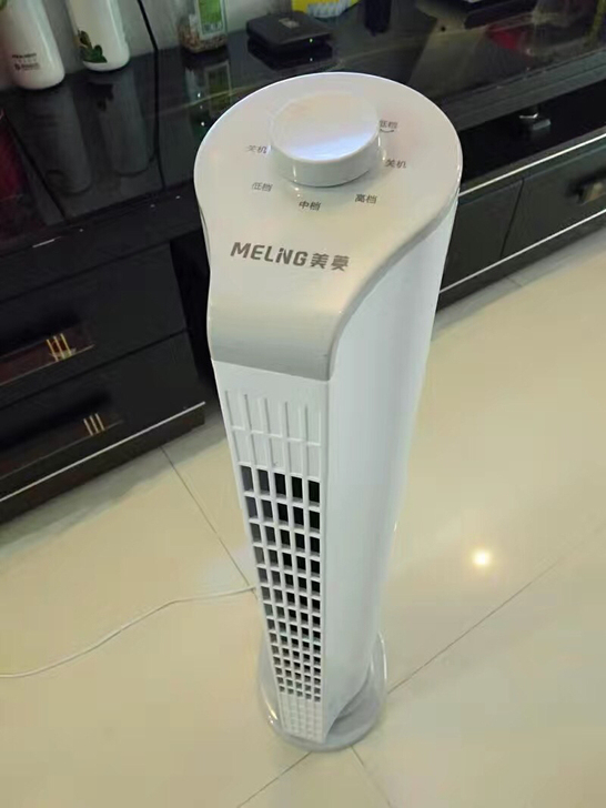 全新美菱塔扇无叶 可摇头送风，不用担心孩子...