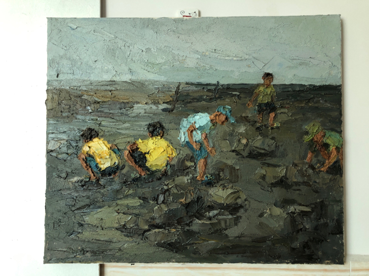 油画     ：写生作品
