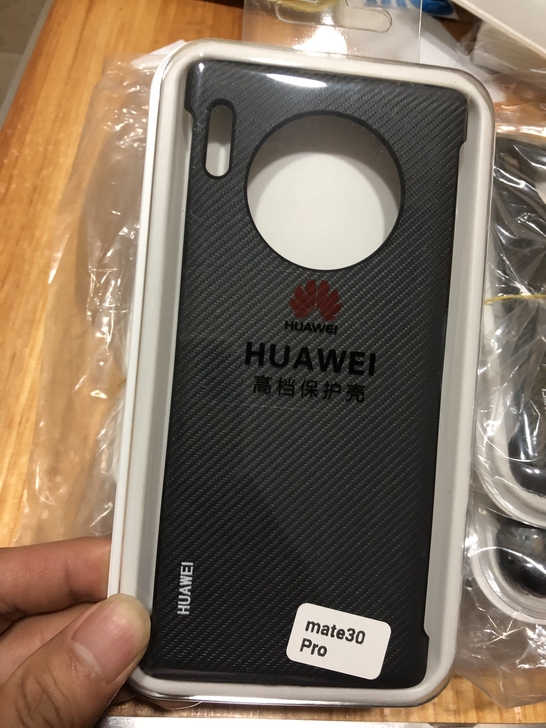 华为mate30pro原装同款皮革保护壳m...