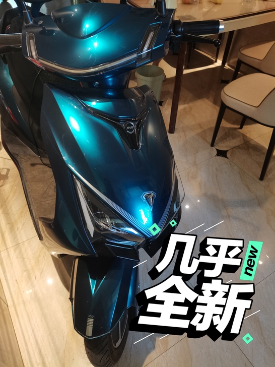 小刀电动车/金刚狼电镀宝马蓝!跑了二百多公...