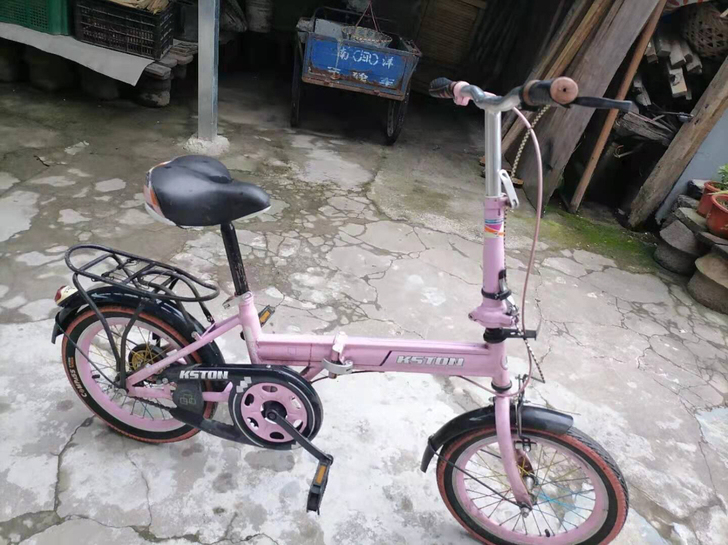 14寸儿童折叠车，买来没骑过几次，几乎全新...