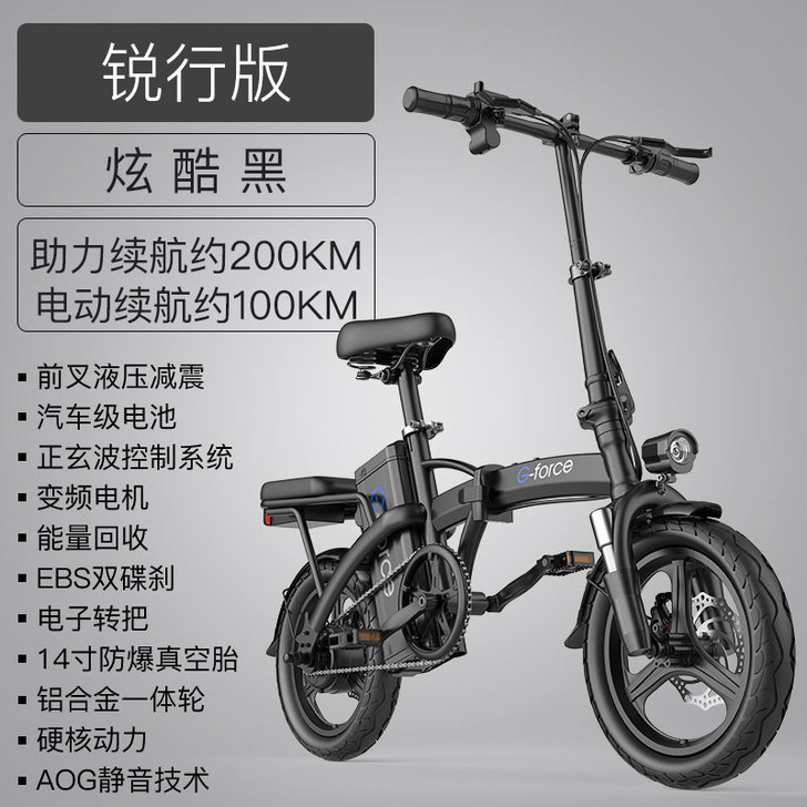 美国G-force 折叠电动自行车锂电池代...