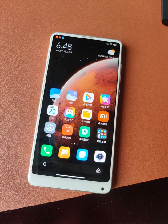 小米mix2s 白色6+128功能全好，刚...