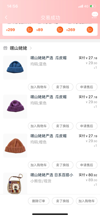 嘿山姥姥严选  瓜皮帽