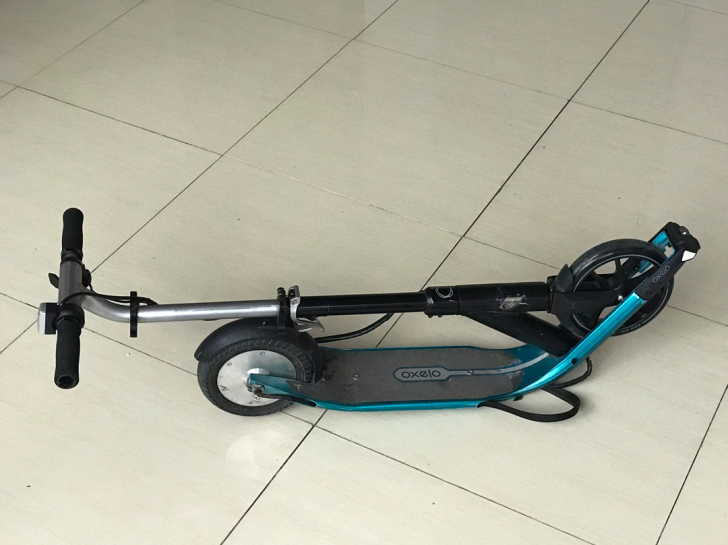 迪卡侬town9改装滑板,电池用废了需要自...