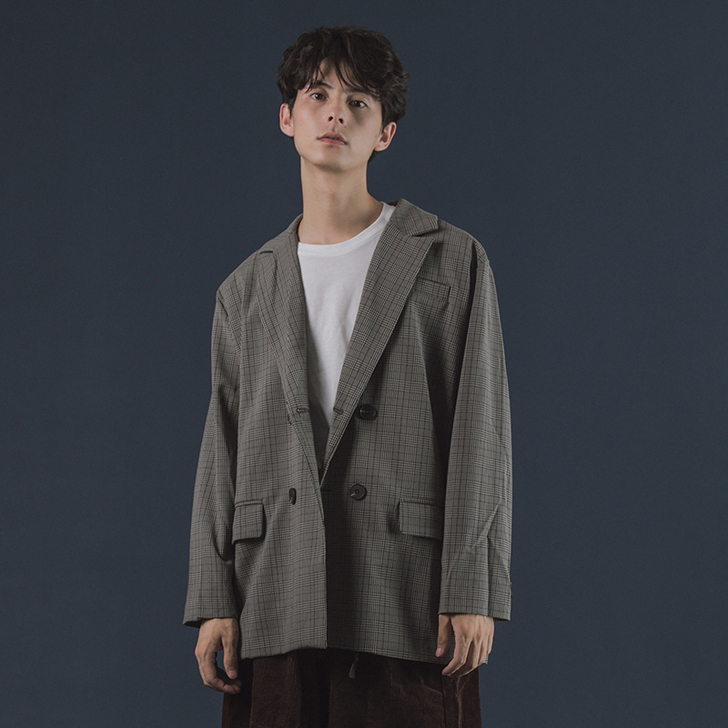 Mentmate 高冷复古格子休闲chic...