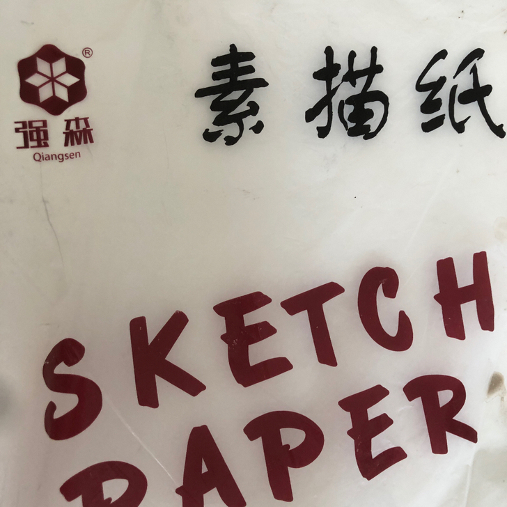 素描纸 小的有12张 大的10张送图四3件...