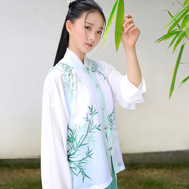 重回汉唐 清影 原创设计日常汉服女民族风无...