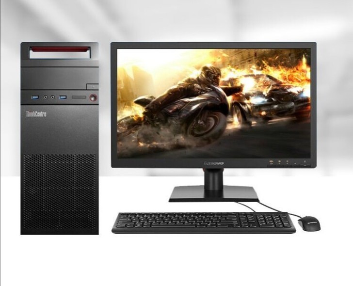 品牌电脑联想高配主机台式机组装机i5i7办...