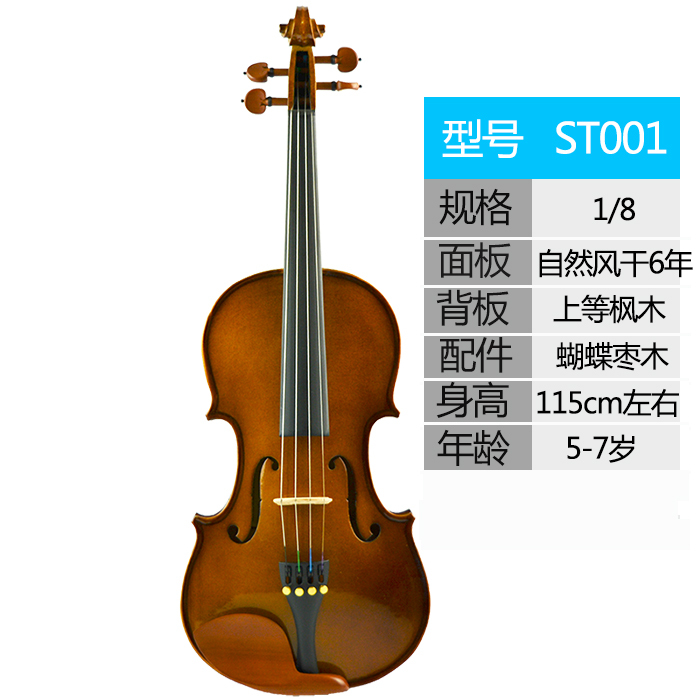 Stentor斯坦特实木手工小提琴儿童成人...