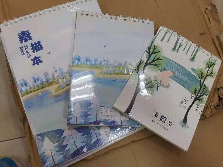 全新 素描本环线装16K8KA4多规格加厚...