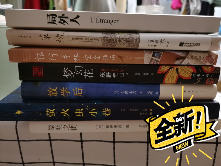 自己入手的书看完了，东野圭吾3本+局外人已...