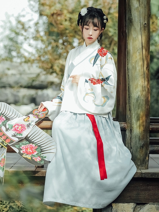 【换】十三余汉服东风一梦L码明制交领下裙正品