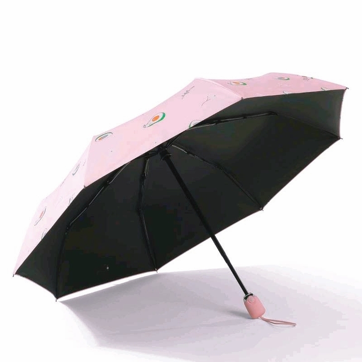 黑胶伞晴雨两用折叠遮阳伞