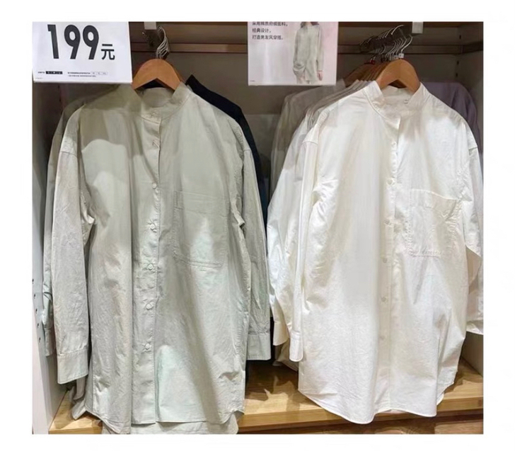 S号，乳白色，仅试穿下水一次。