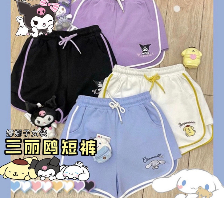 玉桂狗休闲短裤女日系可爱软妹学生ins韩版...