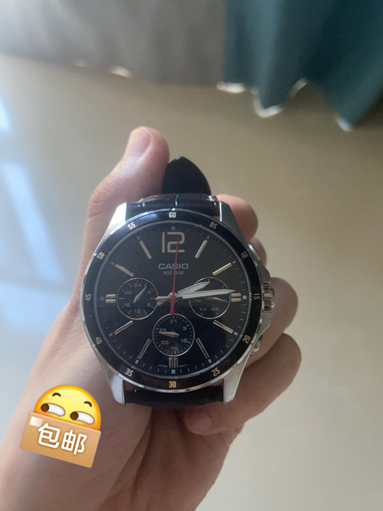 男士卡西欧手表便宜出啦！没电池了，不走了，...