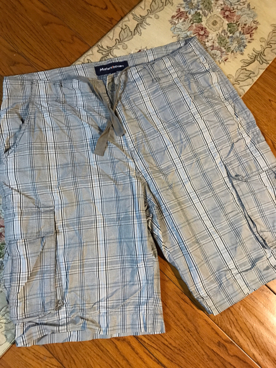 美特斯邦威男士纯棉工装短裤