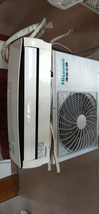 海信高端机型号空调1.5匹九成九新冷暖可用...