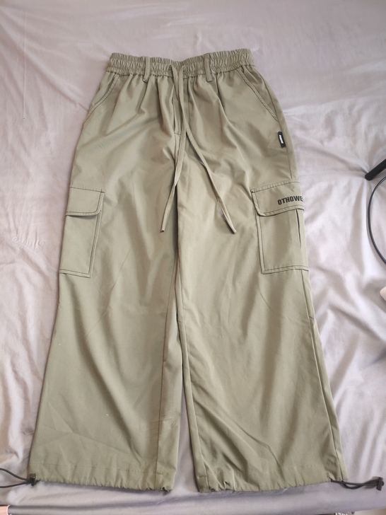 秋季女裤M码OTHOWEHNE日系潮牌工装...