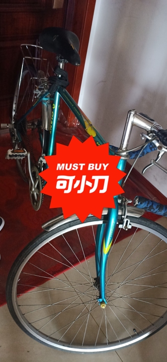 捷安特公路自行车车架轻骑着省力，便宜出手。