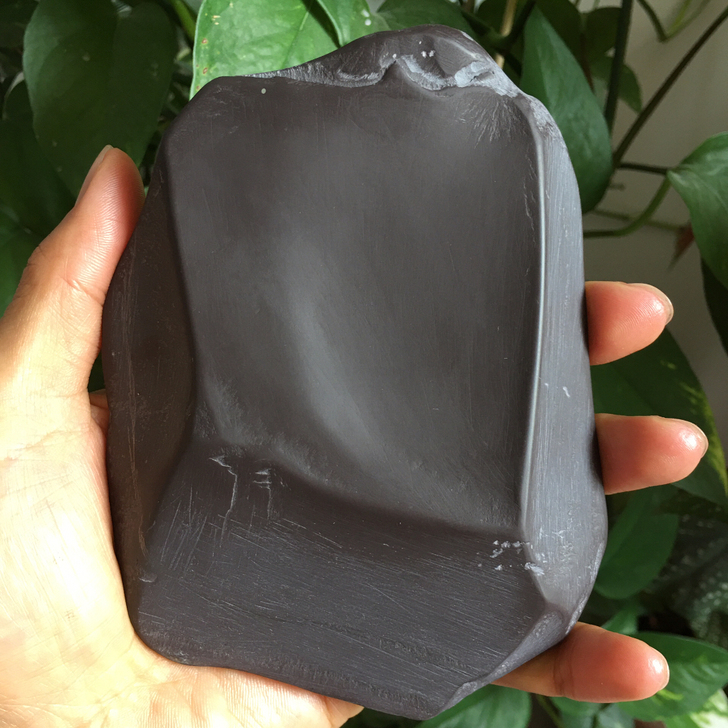 正宗贺兰石/假一赔十/自然随形贺兰砚/笔舔...