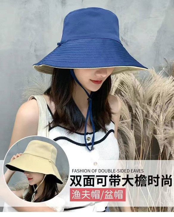 【店铺倒闭低价清8.5元一个】渔夫帽女夏季...