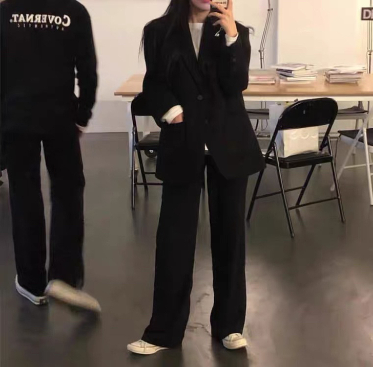 阔腿西装裤均码