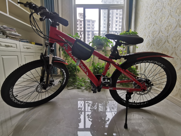 因为孩子上学没时间骑凤凰24型赛车，有喜欢...