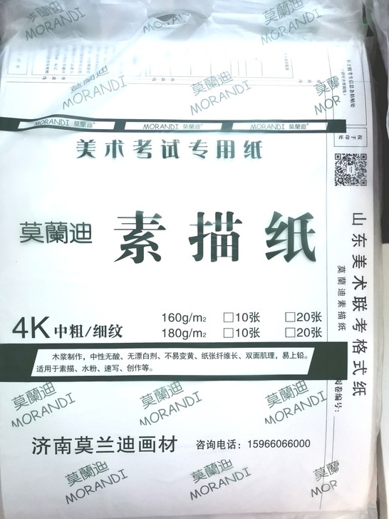 莫兰迪素描纸美术生专用2021联考专用考试...