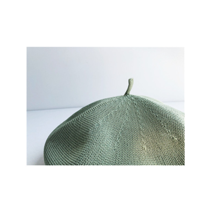 MIMO|清新冷色调~夏季透气的针织画家帽...