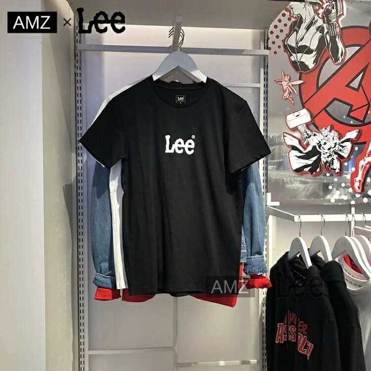Lee2020夏款印花LOGO纯棉男士短袖...