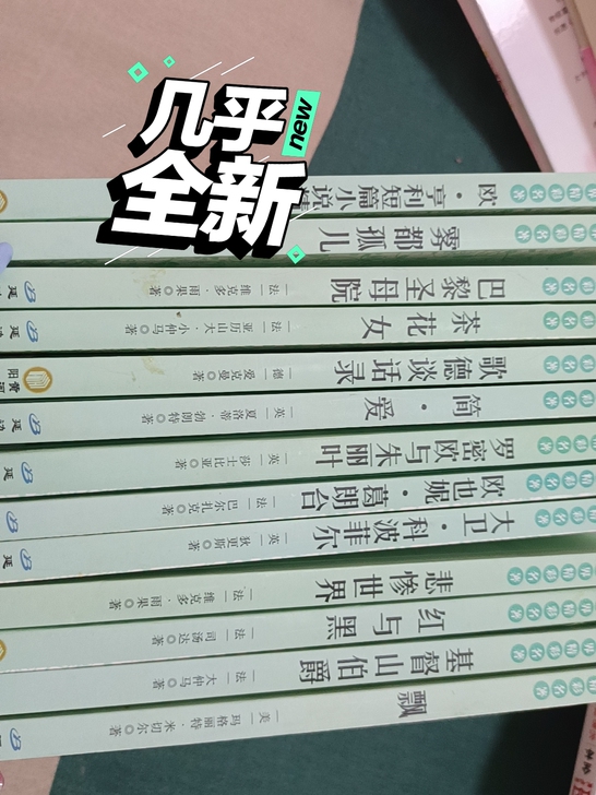 毕业卖书 几乎全新 一共十三本名著 低价出售
