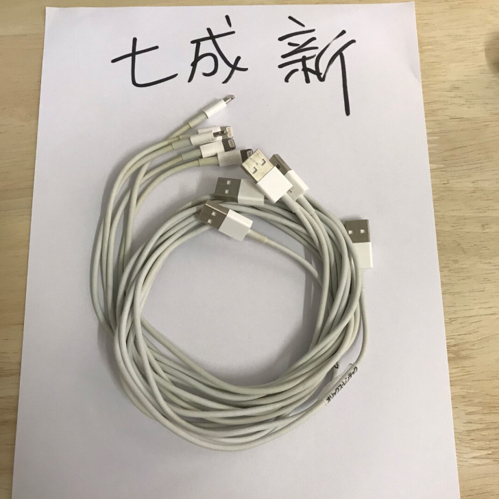 二手苹果原装数据线  原装苹果数据线 到货...