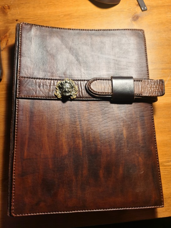 皮狗手作:纯皮笔记本