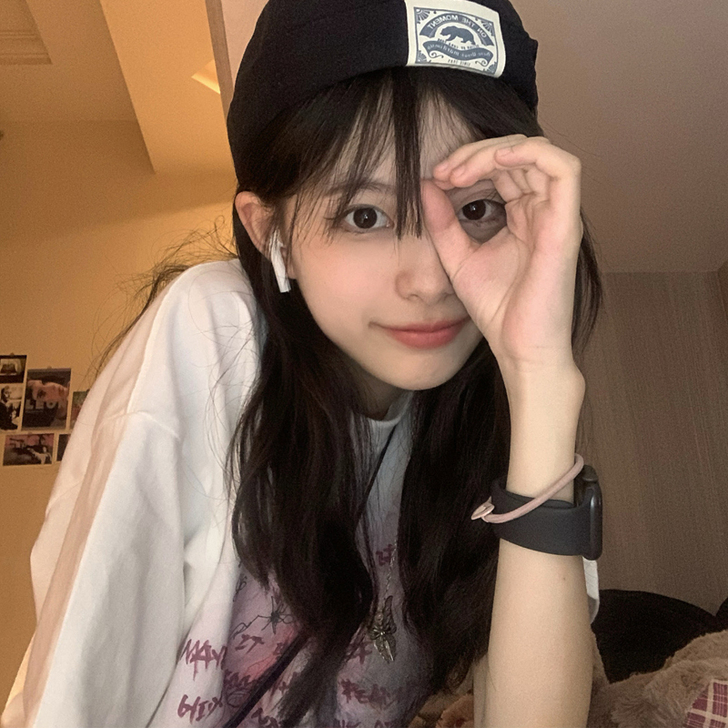 卡通熊刺绣帽子女复古贴布瓜皮帽韩版日系百搭...