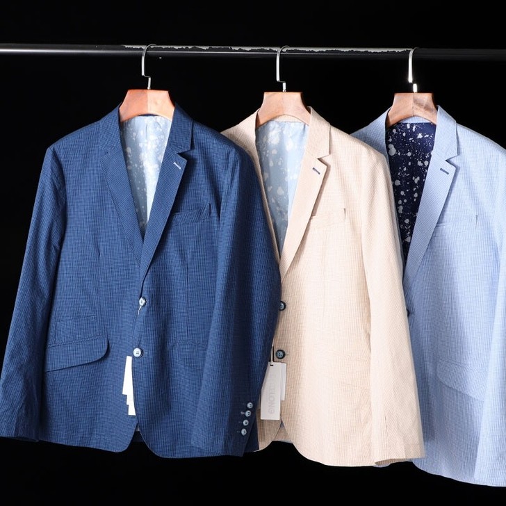 性价比系列！精致千鸟格！春季新款男士时尚商...