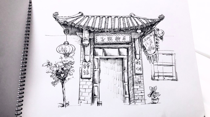 纯手绘代画速写  写生/照片