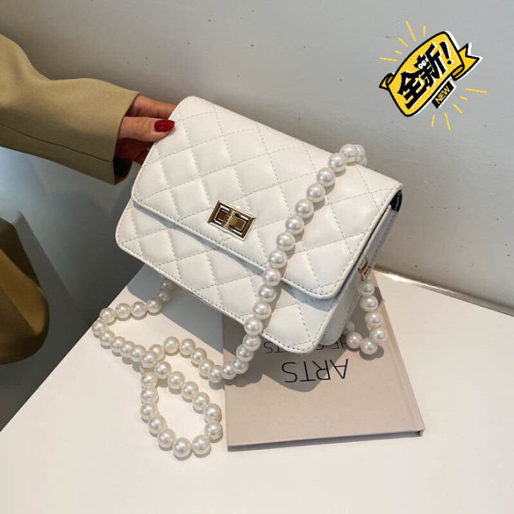 【618狂欢价】网红爆款珍珠链条包包女夏天...