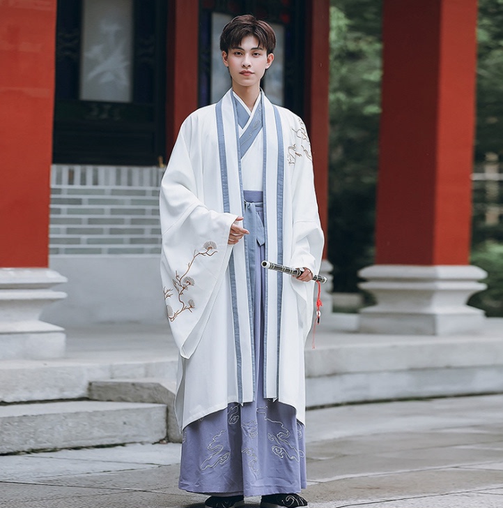 正品原创古装汉服男古风男士仙气男生表演服全...