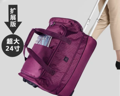 Lucky Club旅行包拉杆包女轻便手提...