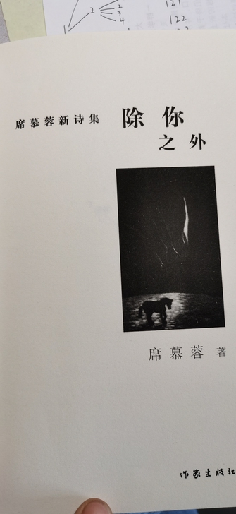 席慕容最新诗集《除你之外》，这是席慕容的第...