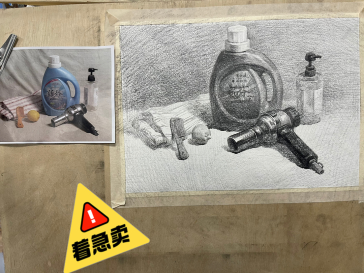 高考美术素描速写作品画室作品可长期可短期....