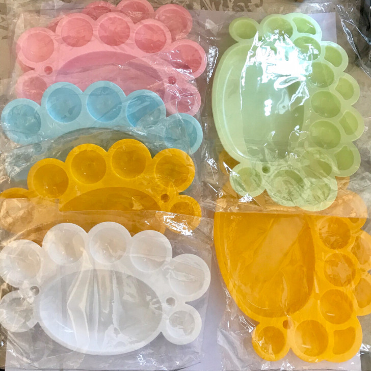 颜料调色盘，15元20个包邮，全新低价处 ...