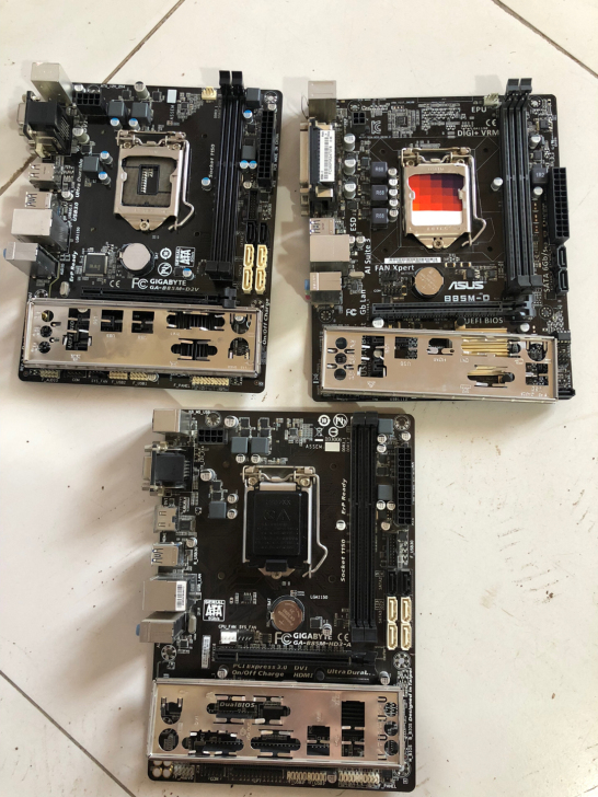b85主板三个，两个技嘉一个华硕，打包出，...