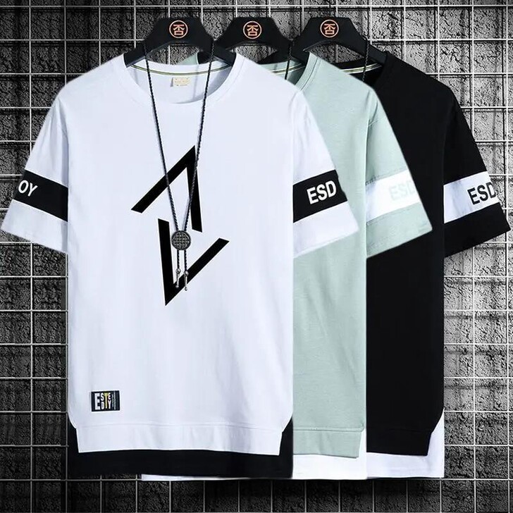 实体店不做了，男士短袖t恤男2021新款夏...