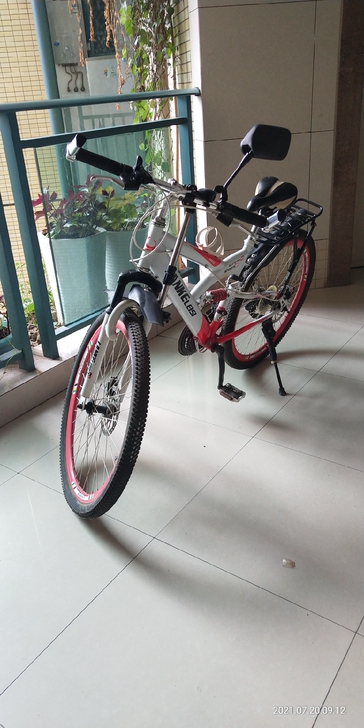 自用蓝克雷斯自行车，26圈 七成新，现车辆...