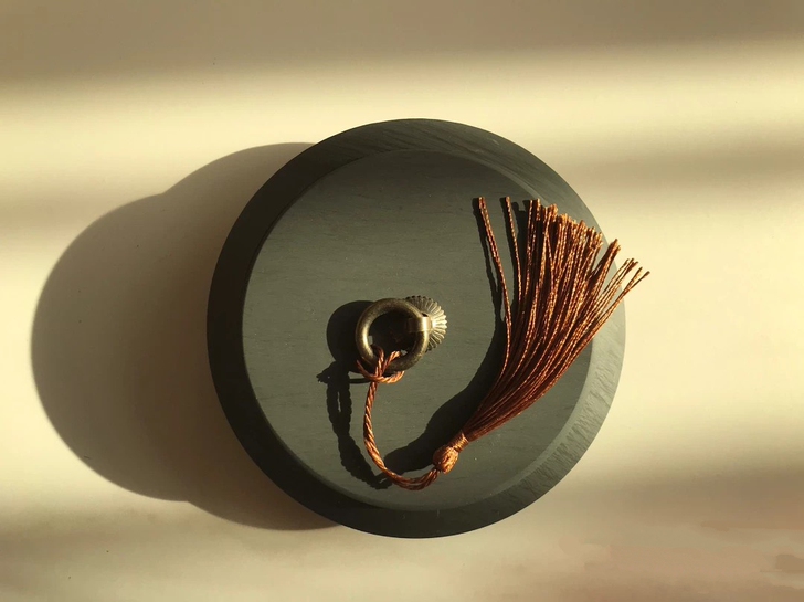 砚台带盖天然原石墨池端砚初学墨碟歙砚文房四...