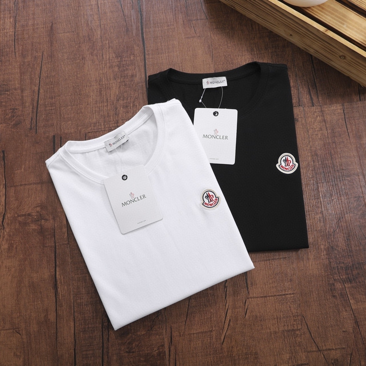 MONCLER*蒙口男士贴布绣LOGO短袖...