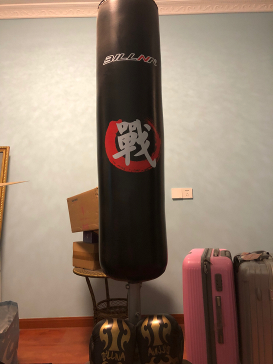 比纳 拳击沙袋 加全套 400多购入一直闲...